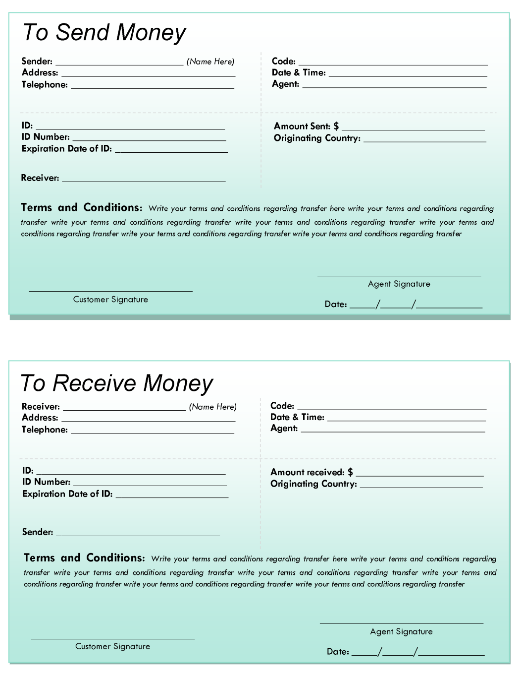 Remittance Letter Sample Format
